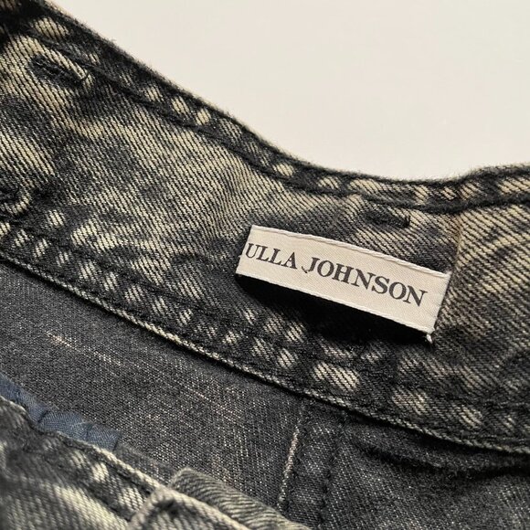 Ulla Johnson Runway Spring 2021! Acid Washed Tie Wrap Shorts - Collection Worthy - Picture 8 of 9